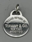 Tiffany & Co Vintage Sterling RETURN TO TIFFANY Heart Tag Charm Pendant 8